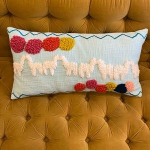 Llama lumbar decorative pillow